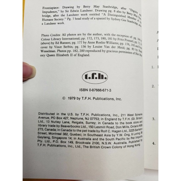 Dog Behavior Why Dogs Do What They Do 1979 1st Ed - Picture 3 of 3